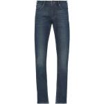 Blåa Tapered jeans Urblekta från Armani Emporio Armani med Djur med L34 med W31 i Denim för Herrar 