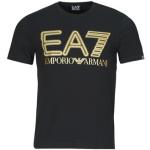 Svarta Kortärmade T-shirts från Armani Emporio Armani på rea i Storlek XXL för Herrar 