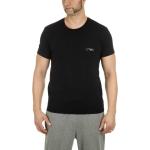 Svarta Kortärmade Kortärmade T-shirts från Armani Emporio Armani på rea i Storlek L i Bomull för Herrar 