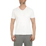 Vita Kortärmade Kortärmade T-shirts från Armani Emporio Armani på rea i Storlek S med V-ringning i Bomull för Herrar 
