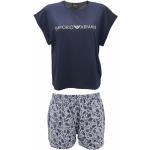 Blåa Pyjamasshorts från Armani Emporio Armani för Damer 