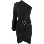 Svarta Enaxlade klänningar med strass från Philipp Plein på rea för Damer 