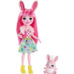 Enchantimals FXM73 - Bree Bunny-docka och djurfiguren Twist, 15 cm hög, För barn från 4 år