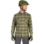 Casual Rutiga Gröna Långärmade Rutiga skjortor från Endura Hummvee på rea i Storlek XL för Herrar 