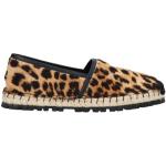 Sommar Leopard-mönstrade Ockra Espadriller utan klack från Ermanno Scervino på rea i storlek 36 med spetsig tå i Mjukt läder för Damer 