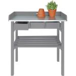Esschert Design Planteringsbord grå CF29G