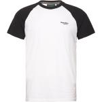 Vita Kortärmade Baseball t-shirts från Superdry i Storlek S 