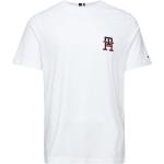 Vita Kortärmade Kortärmade T-shirts från Tommy Hilfiger Essentials i Storlek S 