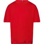 Röda Kortärmade Kortärmade T-shirts från Tommy Hilfiger Essentials i Storlek S 