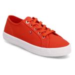 Orange Låga sneakers från Tommy Hilfiger Essentials i storlek 36 