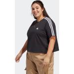 Vita Tränings t-shirts från adidas Essentials 3-Stripes på rea med Rund ringning i Jerseytyg för Damer 