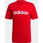 Röda Tränings t-shirts med broderi från adidas Essentials på rea i Storlek M för Herrar 