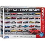 Flerfärgade Ford Mustang Golvpussel från Eurographics 