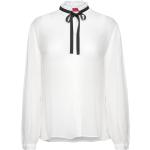 Vita Långärmade Långärmade blusar från HUGO BOSS HUGO i Storlek XS för Damer 