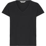 Svarta Kortärmade Kortärmade T-shirts från Part Two i Storlek XS 