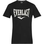 Svarta Kortärmade Tränings t-shirts från EVERLAST på rea i Storlek L för Damer 