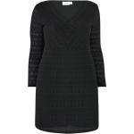 Sexiga Svarta Spetsklänningar i Storlek 4 XL med V-ringning i Spets för Damer 