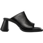 Svarta Sandaletter från Eytys med Fyrkantig tå i Läder för Damer 