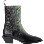 Gröna Cowboy-boots från Eytys på rea med Blockklack med Fyrkantig tå i Läder för Damer 