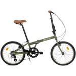 Gröna Hopfällbara cyklar i Aluminium för Flickor 