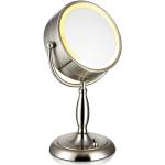 Face Sminkspegel med ljus - Stål/Spegelglas