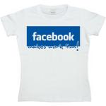 Facebook make work fun Girly T-shirt, T-Shirt
