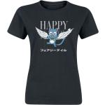 Fairy Tail - Anime T-shirt - Happy - M L - för Dam - svart