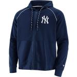 Blåa New York Yankees Sweatjackor på rea i Storlek S i Polyester för Herrar 