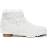 Vita Ankle-boots på rea i storlek 38 med Blockklack med Slip-on i Kalvskinn för Damer 