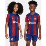 Blåa FC Barcelona Tränings hoodies från Nike för Herrar 