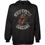 Svarta Rolling Stones Huvtröjor i Storlek M för Herrar 