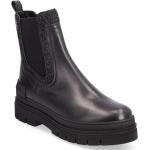 Svarta Chelsea-boots från Tommy Hilfiger i storlek 36 i Filt 