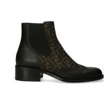 Svarta Ankle-boots från Fendi på rea med Klackhöjd till 3cm i Kalvskinn för Herrar 