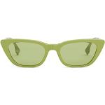 Gröna Damsolglasögon från Fendi i Acetat 