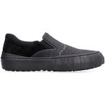 Svarta Skinnsneakers från Fendi i storlek 40 med Slip-on med rundad tå i Kalvskinn för Herrar 
