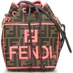 Vintage Hållbara Röda Handväskor i skinn från Fendi på rea i Läder för Damer 
