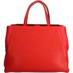Vintage Hållbara Röda Handväskor i skinn från Fendi på rea i Läder för Damer 