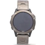 Svarta Smartwatches från Garmin Fenix 6 med Stegräknare i Titan för Herrar 