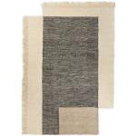 Ferm Living - Counter Rug Charcoal/off-White 200 X 300 Cm - Ullmattor