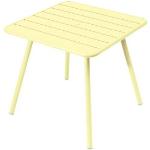 Fermob Luxembourg Table 80x80 Cm Frosted Lemon A6