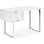 Vita Skrivbord Högglansiga från Skånska Möbelhuset Fernanda i Metall 