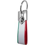 Fiat Svart Officiell Nyckelring Key Ring Carbon, Vit Tricolor, Carbon Vit Tricolor, Taglia unica