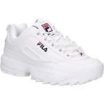 Vita Retro-sneakers från Fila Disruptor på rea i storlek 37 i Konstläder för Damer 