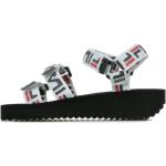 Streetwear Sommar Svarta Sandaletter med kilklack från Fila med Kilklack för Damer 