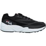 Svarta Sneakers med kilklack från Fila i storlek 40 med rundad tå i Mjukt läder 