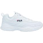 Vita Sneakers med kilklack från Fila i storlek 40 med rundad tå i Tyg för Damer 