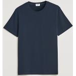 Mörkblåa Kortärmade Kortärmade T-shirts från Filippa K Soft Lycra i Storlek M med Rund ringning för Herrar 