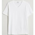 Vita Kortärmade Kortärmade T-shirts från Filippa K Soft Lycra i Storlek S med V-ringning för Herrar 
