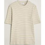 Ekologiska Randiga Kortärmade Kortärmade T-shirts från Filippa K Striped för Herrar 