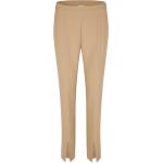 Fique Trousers Bottoms Trousers Flared Brown Second Female